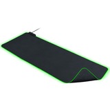 Razer Goliathus Extended Chroma Gaming musemåtte Sort, Gaming Mus pad Sort, Sort, Monokromatisk, Gummi, USB-drevet, Skridsikker bund, Gaming musemåtte