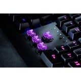 Razer Huntsman Mini tastatur USB QWERTZ Tysk Sort, Gaming-tastatur Sort, DE-layout, Razer Clicky Optisk (Lilla), 60%, USB, Optomekanisk nøglekontakt, QWERTZ, RGB LED, Sort