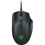 Razer Naga Trinity mus Højre hånd USB Type-A Optisk 16000 dpi, Gaming mus Sort, Højre hånd, Optisk, USB Type-A, 16000 dpi, Sort, Grøn