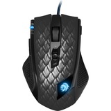 Sharkoon Drakonia Black mus Højre hånd USB Type-A Laser 8200 dpi, Gaming mus Sort, Højre hånd, Laser, USB Type-A, 8200 dpi, Sort