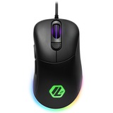 Sharkoon Light² 100 mus Højre hånd USB Type-A Optisk 5000 dpi, Gaming mus Sort, Højre hånd, Optisk, USB Type-A, 5000 dpi, Sort