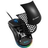 Sharkoon Light² 200 mus Højre hånd USB Type-A Optisk 16000 dpi, Gaming mus Sort, Højre hånd, Optisk, USB Type-A, 16000 dpi, Sort