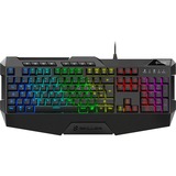 Sharkoon SKILLER SGK4 tastatur USB QWERTZ Tysk Sort, Gaming-tastatur Sort, DE-layout, Gummi dome, Ledningsført, USB, Membran, QWERTZ, RGB LED, Sort