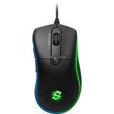 Sharkoon Skiller SGM2 mus Højre hånd USB Type-A Optisk 6400 dpi, Gaming mus Sort, Højre hånd, Optisk, USB Type-A, 6400 dpi, Sort
