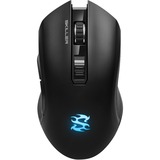Sharkoon Skiller SGM3 mus Højre hånd RF Wireless+USB Type-A Optisk 6000 dpi, Gaming mus Sort, Højre hånd, Optisk, RF Wireless+USB Type-A, 6000 dpi, Sort