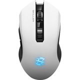 Sharkoon Skiller SGM3 mus Højre hånd RF Wireless + USB Type-A Optisk 6000 dpi, Gaming mus Hvid, Højre hånd, Optisk, RF Wireless + USB Type-A, 6000 dpi, Hvid
