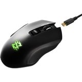 Sharkoon Skiller SGM3 mus Højre hånd RF Wireless + USB Type-A Optisk 6000 dpi, Gaming mus Sort, Højre hånd, Optisk, RF Wireless + USB Type-A, 6000 dpi, Sort