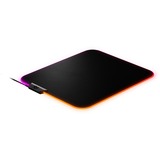 SteelSeries QcK Prism Cloth Medium Gaming musemåtte Sort, Gaming Mus pad Sort, Sort, Monoton, Stof, Gummi, Silikone, Flere, Gaming musemåtte