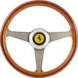 Thrustmaster 2960822 tilbehør til spillekonsol Racerhjul, Udskiftnings rat Brown/Sølv, Racerhjul, Træ, Grå, Metal, Kina, 1 stk, 108 mm