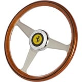 Thrustmaster 2960822 tilbehør til spillekonsol Racerhjul, Udskiftnings rat Brown/Sølv, Racerhjul, Træ, Grå, Metal, Kina, 1 stk, 108 mm