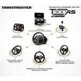 Thrustmaster T300 RS GT Sort Rat + Pedaler Analog/digital PC, PlayStation 4, PlayStation 5, Playstation 3 Sort, Rat + Pedaler, PC, PlayStation 4, PlayStation 5, Playstation 3, D-måtte, Retningsknapper, Analog/digital, Ledningsført, Sort