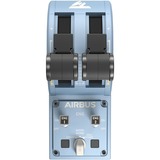 Thrustmaster TCA Quadrant Airbus Edition Sort, Blå USB Flysimulator Analog/digital PC, Gashåndtag Blå-grå/Sort, Flysimulator, PC, Analog/digital, Ledningsført, USB, USB Type-A, USB Type-C