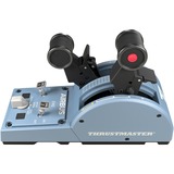 Thrustmaster TCA Quadrant Airbus Edition Sort, Blå USB Flysimulator Analog/digital PC, Gashåndtag Blå-grå/Sort, Flysimulator, PC, Analog/digital, Ledningsført, USB, USB Type-A, USB Type-C