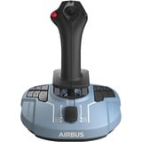 Thrustmaster TCA Sidestick Airbus edition Sort, Blå USB Joystick PC Blå-grå/Sort, Joystick, PC, Ledningsført, USB, Sort, Blå, Kabel