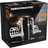 Thrustmaster TPR Rudder Sort, Sølv USB Flysimulator Analog PC, Pedaler Sort/metal, Flysimulator, PC, Analog, Ledningsført, USB, Sort, Sølv