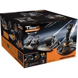 Thrustmaster T-16000M FCS Flight Pack Sort USB Joystick Analog/digital MAC, PC, HOTAS Sort, Joystick, MAC, PC, D-måtte, Analog/digital, Ledningsført, USB