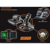 Thrustmaster T-16000M FCS Hotas Sort, Orange USB Joystick Analog/digital MAC, PC Sort/Orange, Joystick, MAC, PC, D-måtte, Analog/digital, Ledningsført, USB