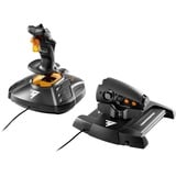 Thrustmaster T-16000M FCS Hotas Sort, Orange USB Joystick Analog/digital PC Sort/Orange, Joystick, PC, D-måtte, Analog/digital, Ledningsført, USB