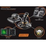 Thrustmaster T-16000M FCS Hotas Sort, Orange USB Joystick Analog/digital PC Sort/Orange, Joystick, PC, D-måtte, Analog/digital, Ledningsført, USB