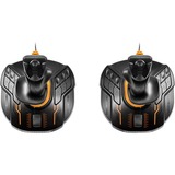 Thrustmaster T.16000M FCS SPACE SIM DUO Sort, Orange USB Joystick Analog/digital PC Sort/Orange, Joystick, PC, D-måtte, Analog/digital, Ledningsført, USB