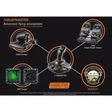 Thrustmaster T.16000M FCS Sort, Orange USB Flightstick Analog/digital PC, Joystick Sort/Orange, Flightstick, PC, Analog/digital, Ledningsført, USB, Sort, Orange