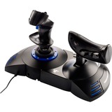 Thrustmaster T.Flight Hotas 4 Sort, Blå USB 2.0 Joystick Digital PC, PlayStation 4 Sort, Joystick, PC, PlayStation 4, Digital, Ledningsført, USB 2.0, Sort, Blå