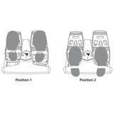 Thrustmaster T.Flight Rudder Pedals Sort USB Pedaler PC, PlayStation 4 Pedaler, PC, PlayStation 4, Ledningsført, USB, Sort, Aluminium