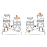 Thrustmaster T.Flight Rudder Pedals Sort USB Pedaler PC, PlayStation 4, Xbox Pedaler, PC, PlayStation 4, Xbox, Ledningsført, USB, Sort, Aluminium