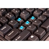 Tt eSPORTS Gaming-tastatur Sort, DE-layout, Kirsebær MX blå