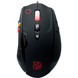 Tt eSPORTS MO-VLS-WDLOBK-01 mus Højre hånd USB Type-A Laser 8200 dpi, Gaming mus Sort, Højre hånd, Laser, USB Type-A, 8200 dpi, Sort