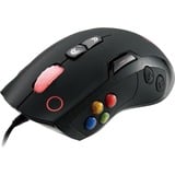 Tt eSPORTS MO-VLS-WDLOBK-01 mus Højre hånd USB Type-A Laser 8200 dpi, Gaming mus Sort, Højre hånd, Laser, USB Type-A, 8200 dpi, Sort