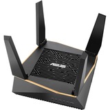 ASUS AiMesh AX6100 trådløs router Gigabit Ethernet Tri-band (2,4 GHz / 5 GHz / 5 GHz) 4G Sort Sort, Wi-Fi 6 (802.11ax), Tri-band (2,4 GHz / 5 GHz / 5 GHz), Ethernet LAN, 4G, Sort, Bordplade router