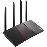 ASUS RT-AX55 trådløs router Gigabit Ethernet Dual-band (2,4 GHz / 5 GHz) 4G Sort Sort/Rød, Wi-Fi 6 (802.11ax), Dual-band (2,4 GHz / 5 GHz), Ethernet LAN, 4G, Sort, Bordplade router