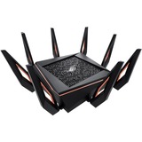 ASUS Rapture GT-AX11000 trådløs router Gigabit Ethernet Tri-band (2,4 GHz / 5 GHz / 5 GHz) Sort, Mesh router Sort/Guld, Wi-Fi 5 (802.11ac), Tri-band (2,4 GHz / 5 GHz / 5 GHz), Ethernet LAN, Sort, Bordplade router