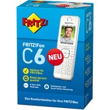 AVM FRITZ!Fon C6, Håndsæt Hvid, FRITZ!Fon C6, DECT telefon, Højttalertelefon, 300 entries, Nummervisning, Hvid