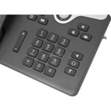 Cisco 7841 IP-telefon Sort, Sølv 4 Linier LCD, VoIP-telefon mørk grå, IP telefon, Sort, Sølv, Forbundet håndsæt, Polykarbonat, Bord/Væg, 4 Linier