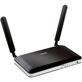 D-Link DWR-921/E trådløs router Hurtigt ethernet Enkelt band (2,4 GHz) 3G 4G Sort, Hvid Sort/Sølv, Wi-Fi 4 (802.11n), Enkelt band (2,4 GHz), Ethernet LAN, 3G, 4G, Sort, Hvid