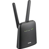 D-Link N300 trådløs router Ethernet Enkelt band (2,4 GHz) 4G Sort, WIRELESS LTE router Sort, Wi-Fi 4 (802.11n), Enkelt band (2,4 GHz), Ethernet LAN, 3G, Sort, Bærbar router
