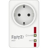 FRITZ! FRITZ!DECT 200, DE, Stikdåse Hvid/Rød, DECT 200, DE, Daglig/ugentlig timer, Hvid, Plast, 1999/5/EG R&TTE-Richtlinie: 2009/125/EG EU-Richtlinie:, 230 V, 50 Hz