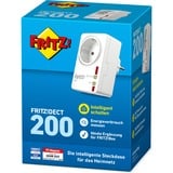 FRITZ! FRITZ!DECT 200, DE, Stikdåse Hvid/Rød, DECT 200, DE, Daglig/ugentlig timer, Hvid, Plast, 1999/5/EG R&TTE-Richtlinie: 2009/125/EG EU-Richtlinie:, 230 V, 50 Hz