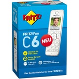FRITZ! FRITZ!Fon C6, Håndsæt Hvid, FRITZ!Fon C6, DECT telefon, Højttalertelefon, 300 entries, Nummervisning, Hvid