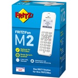 FRITZ! FRITZ!Fon M2, DE, Håndsæt Hvid, Fon M2, DE, DECT telefon, Trådløs håndsæt, Højttalertelefon, 300 entries, Nummervisning, Hvid