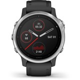 Garmin fēnix 6S 3,05 cm (1.2") 42 mm Sort, Sølv GPS (satellit), SmartWatch Sort/Sølv, 3,05 cm (1.2"), Berøringsskærm, 0,064 GB, GPS (satellit), 58 g