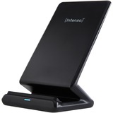 Intenso BSA1 Sort Indendørs, Ladestation Sort, Indendørs, USB, 12 V, Trådløs opladning, 1,5 m, Sort