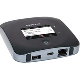 Netgear AIRCARD MOBILE ROUTER Cellulær netværksrouter Cellulær netværksrouter, Sort, Bærbar, LCD, 6,1 cm (2.4"), Gigabit Ethernet