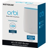 Netgear LBR20 trådløs router Gigabit Ethernet Dual-band (2,4 GHz / 5 GHz) 4G Hvid, WIRELESS LTE router Hvid, Wi-Fi 5 (802.11ac), Dual-band (2,4 GHz / 5 GHz), Ethernet LAN, 3G, Hvid, Netværksgentager