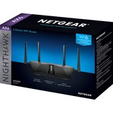 Netgear Nighthawk AX5400 trådløs router Gigabit Ethernet Dual-band (2,4 GHz / 5 GHz) Sort Sort, Wi-Fi 6 (802.11ax), Dual-band (2,4 GHz / 5 GHz), Ethernet LAN, Sort, Bordplade router