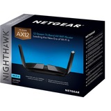 Netgear RAX200 trådløs router Gigabit Ethernet Tri-band (2,4 GHz / 5 GHz / 5 GHz) Sort Wi-Fi 6 (802.11ax), Tri-band (2,4 GHz / 5 GHz / 5 GHz), Ethernet LAN, Sort, Bordplade router
