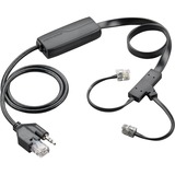 Plantronics 38350-13 tilbehør til hovedtelefon/headset Kabel Sort, Kabel, Sort