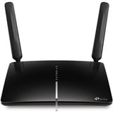 TP-Link Archer MR600 trådløs router Dual-band (2,4 GHz / 5 GHz) 4G Sort, WIRELESS LTE router Sort, Wi-Fi 5 (802.11ac), Dual-band (2,4 GHz / 5 GHz), Ethernet LAN, 4G, Sort, Bordplade router